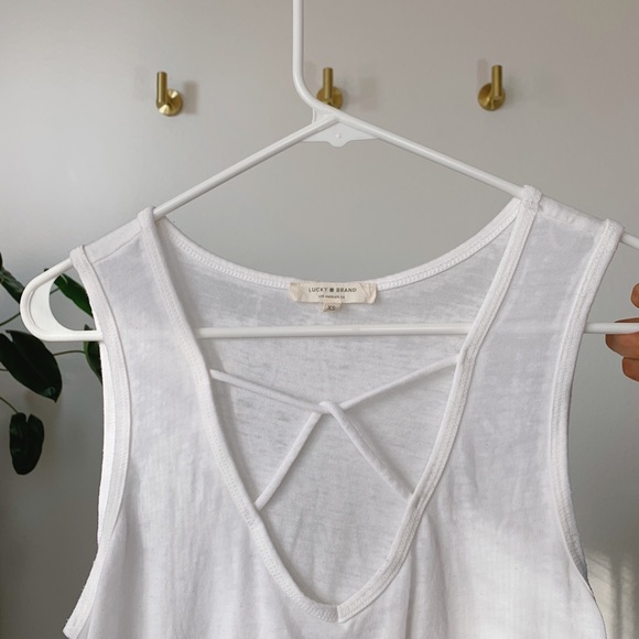 Lucky Brand Strap Front Ombré Tank - Picture 4 of 8